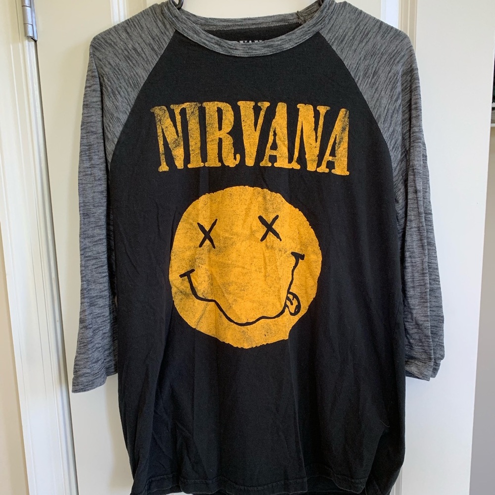 Nirvana Baseball Tee